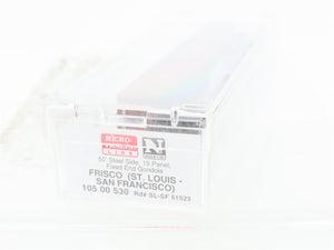N Scale Micro-Trains MTL 10500530 SL-SF Frisco 50' Fixed End Gondola #51523