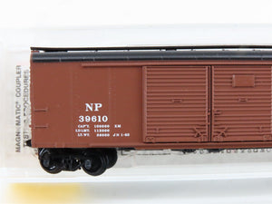 N Scale Micro-Trains MTL 79020 NP Northern Pacific 50' Wagon Top Box Car #39610