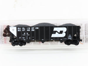 N Micro-Trains MTL 108110 BN Burlington Northern 3-Bay Hopper #528932 w/ Load