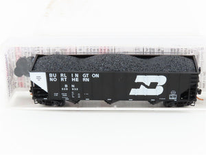 N Micro-Trains MTL 108110 BN Burlington Northern 3-Bay Hopper #528932 w/ Load