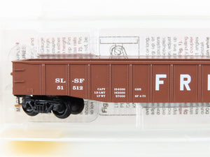 N Scale Micro-Trains MTL 105530 SL-SF Frisco 50' Fixed End Gondola #51512