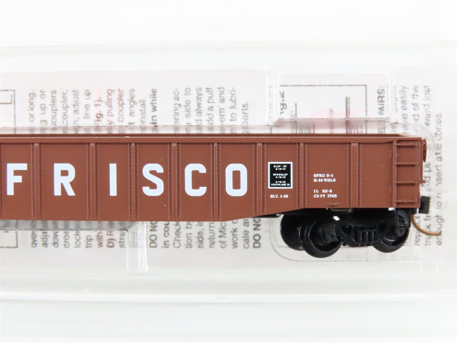 N Scale Micro-Trains MTL 105530 SL-SF Frisco 50' Fixed End Gondola #51512