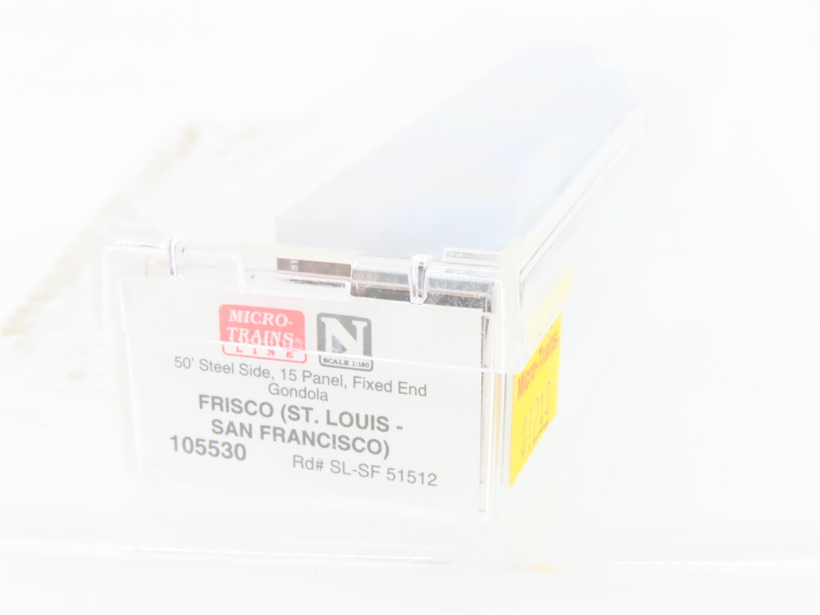 N Scale Micro-Trains MTL 105530 SL-SF Frisco 50' Fixed End Gondola #51512