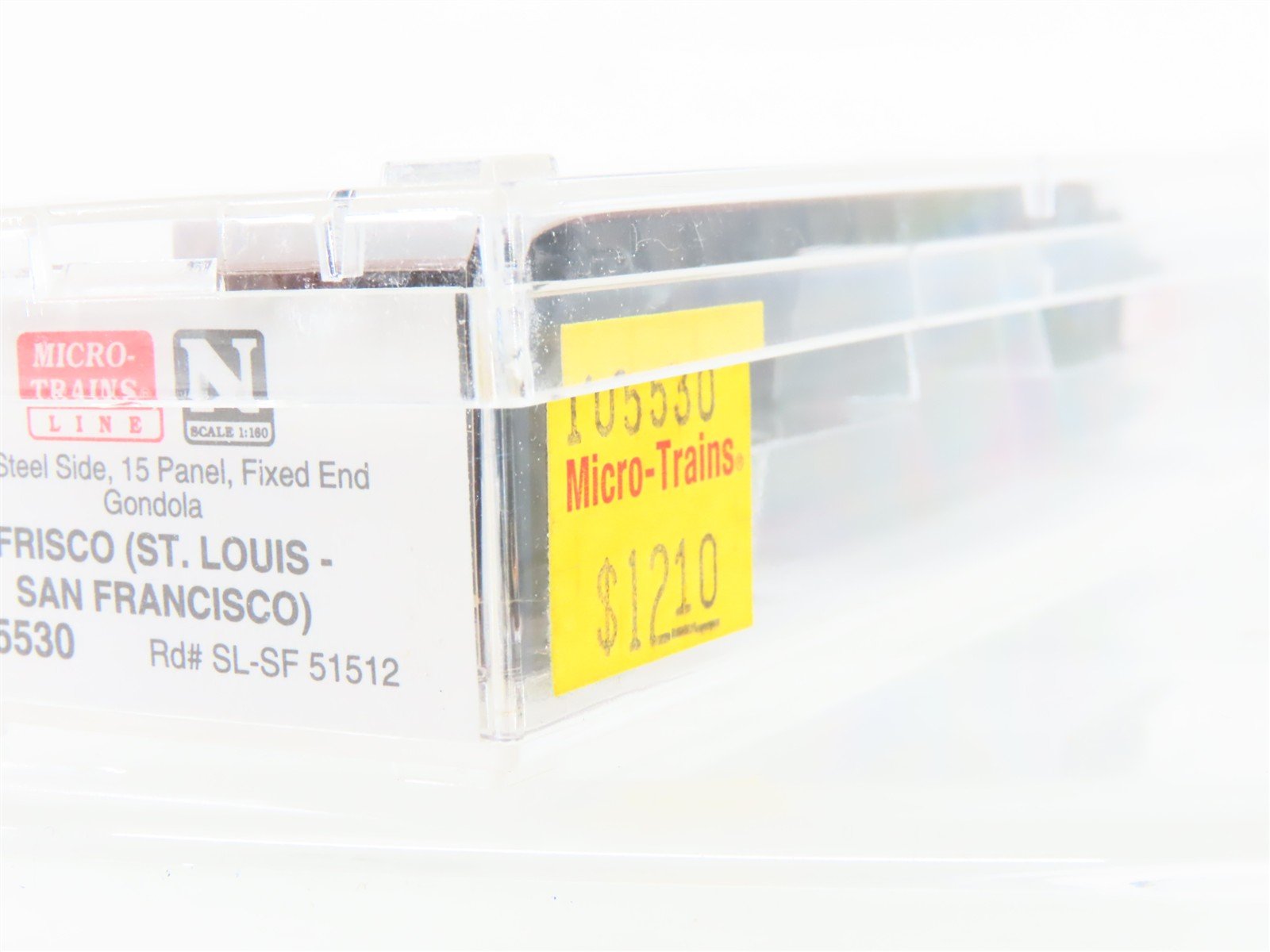N Scale Micro-Trains MTL 105530 SL-SF Frisco 50' Fixed End Gondola #51512