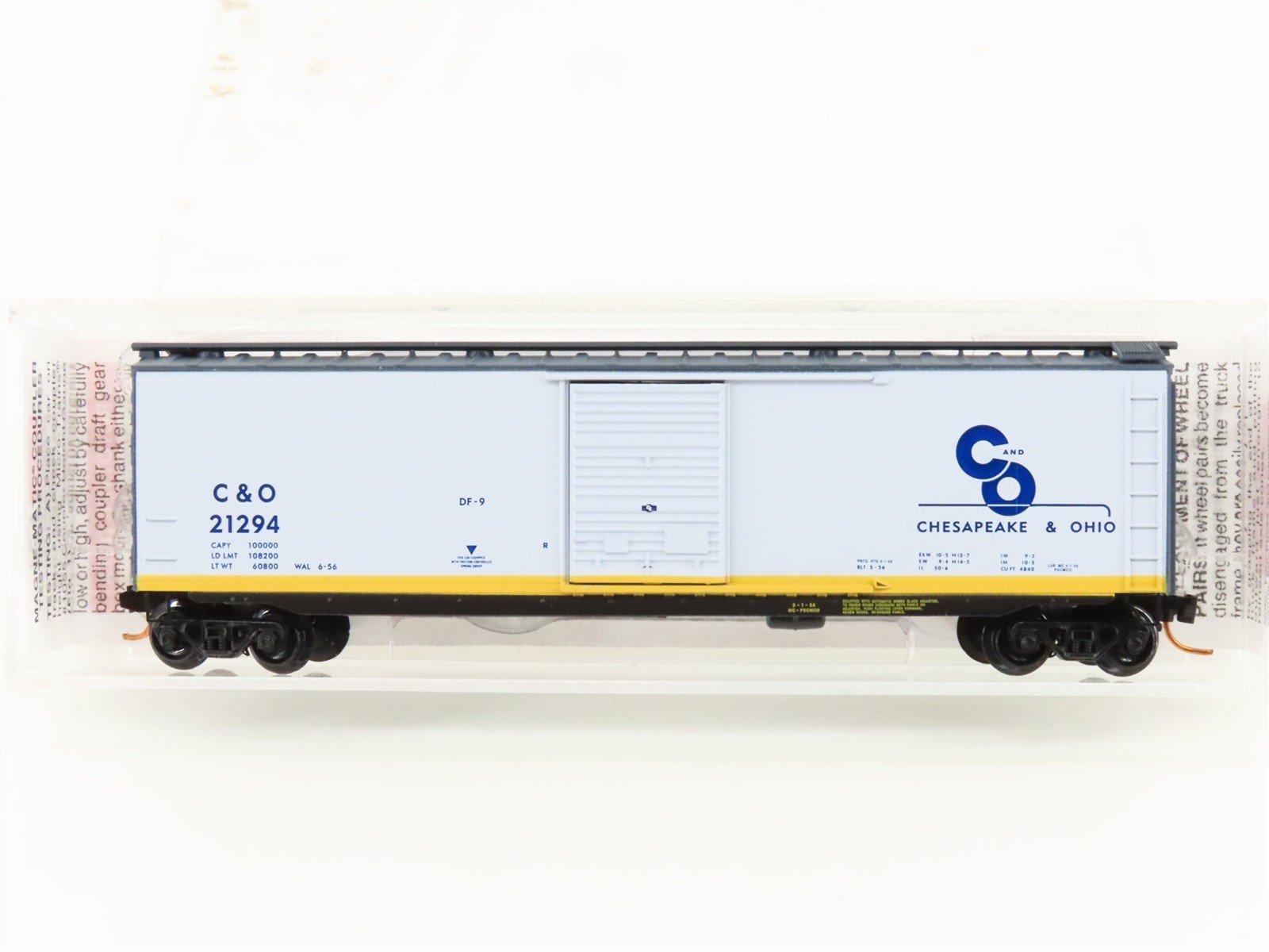 N Scale Micro-Trains MTL 03100074 C&O Chesapeake & Ohio 50' Box Car #21294