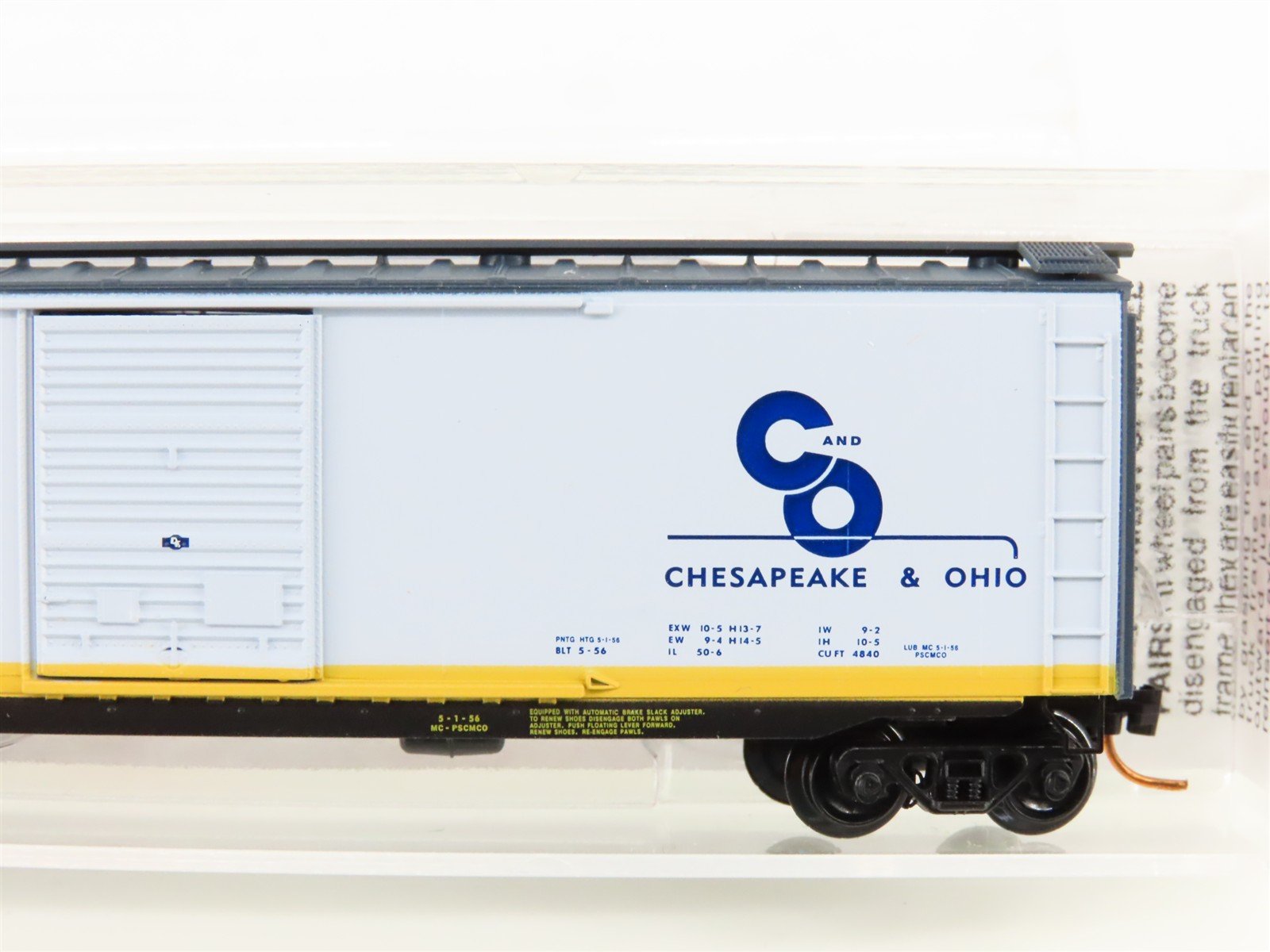 N Scale Micro-Trains MTL 03100074 C&O Chesapeake & Ohio 50' Box Car #21294