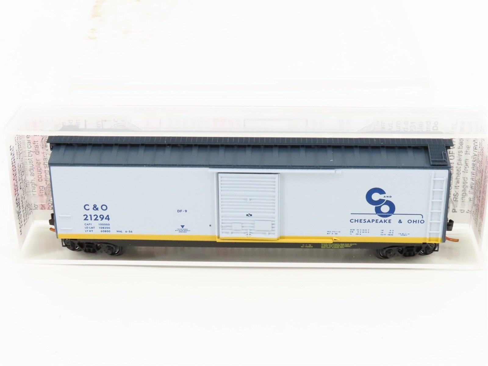 N Scale Micro-Trains MTL 03100074 C&O Chesapeake & Ohio 50' Box Car #21294