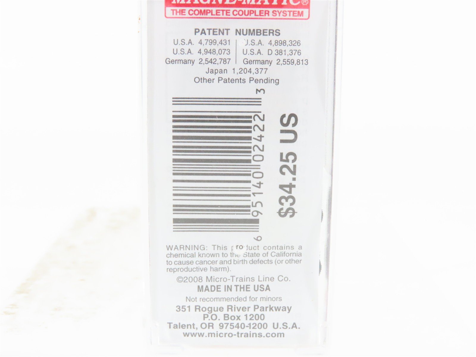 N Scale Micro-Trains MTL 03100074 C&O Chesapeake & Ohio 50' Box Car #21294