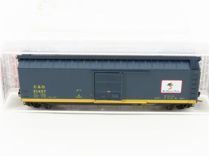 N Scale Micro-Trains MTL 03100075 C&O The Chessie Route 50' Box Car #21457