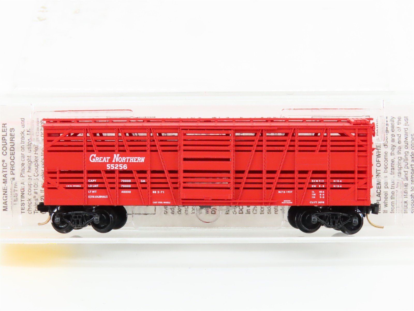N Scale Micro-Trains MTL 35020 GN Great Northern 40' Despatch Stock Car #55256