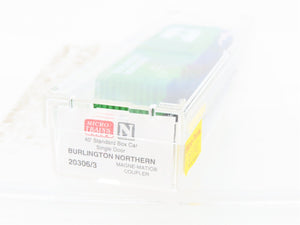 N Scale Micro-Trains MTL 20306/3 BN Burlington Northern 40' Box Car #189290