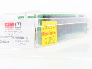 N Scale Micro-Trains MTL 20306/3 BN Burlington Northern 40' Box Car #189290