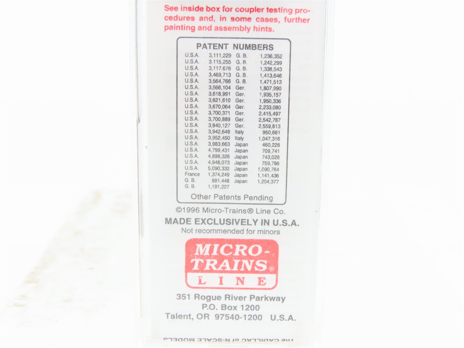 N Scale Micro-Trains MTL 20226 GN Great Northern 40' Single Door Box Car #2533