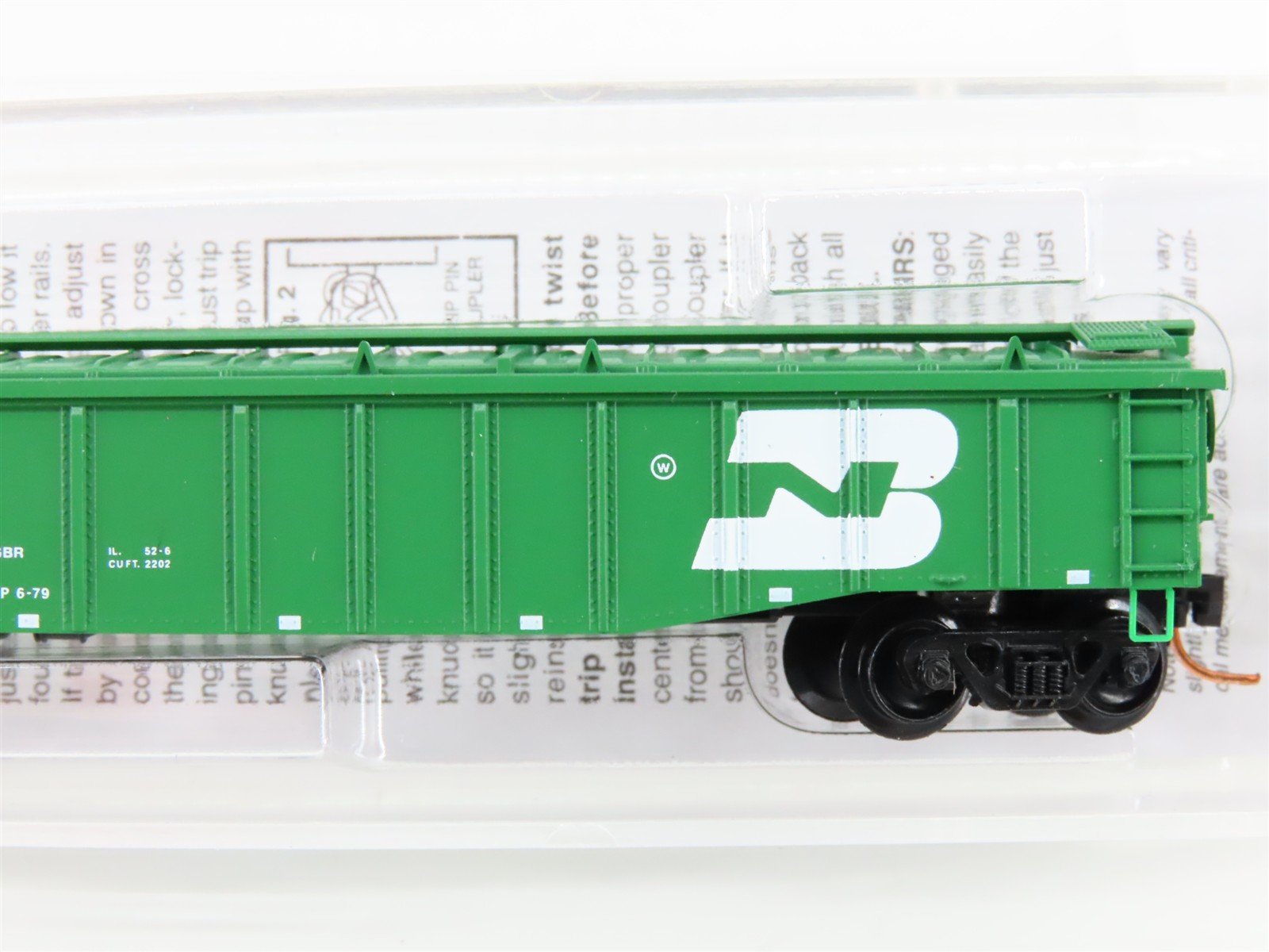 N Micro-Trains MTL 10600250 BN Burlington Northern 50' Covered Gondola #577236