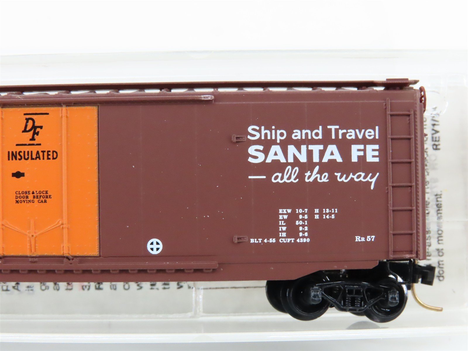 N Scale Micro-Trains MTL 32050/4 SFRB Santa Fe 