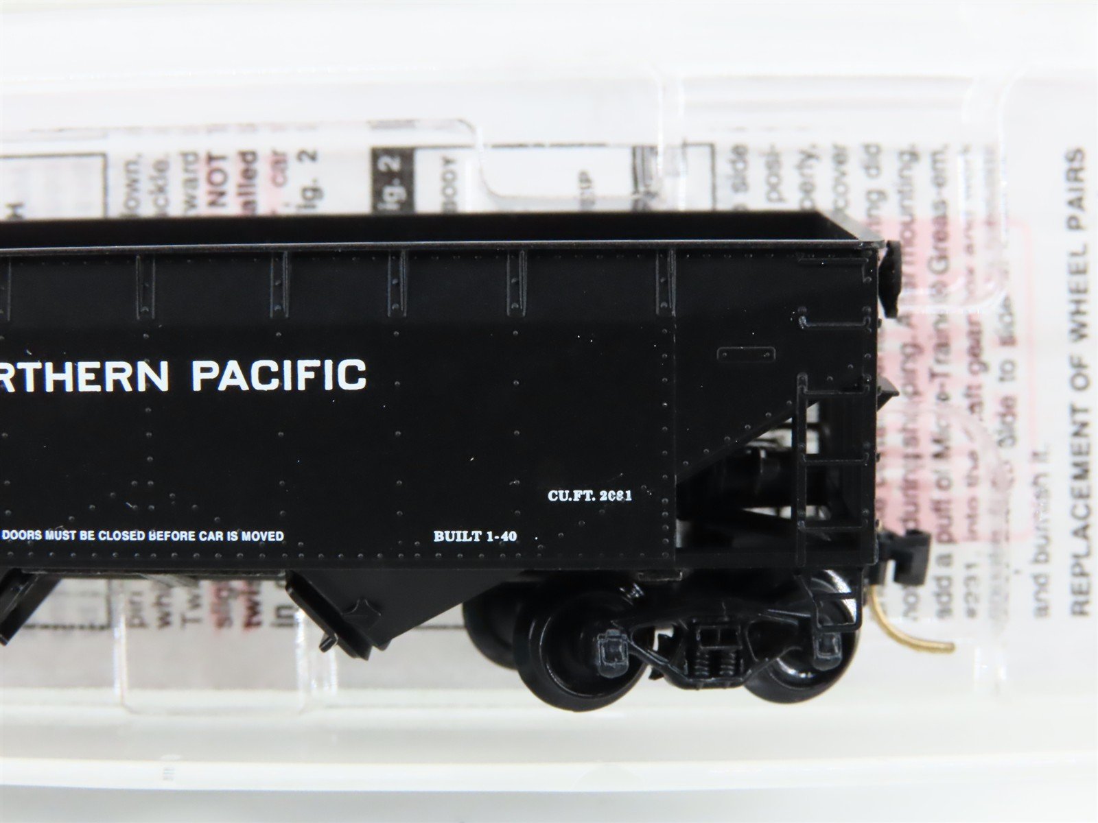 N Scale Micro-Trains MTL 55080 NP Northern Pacific 2-Bay Open Hopper #70224