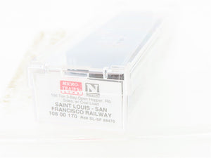 N Scale Micro-Trains MTL 10800170 SL-SF Frisco 3-Bay Hopper #88470 w/ Coal Load