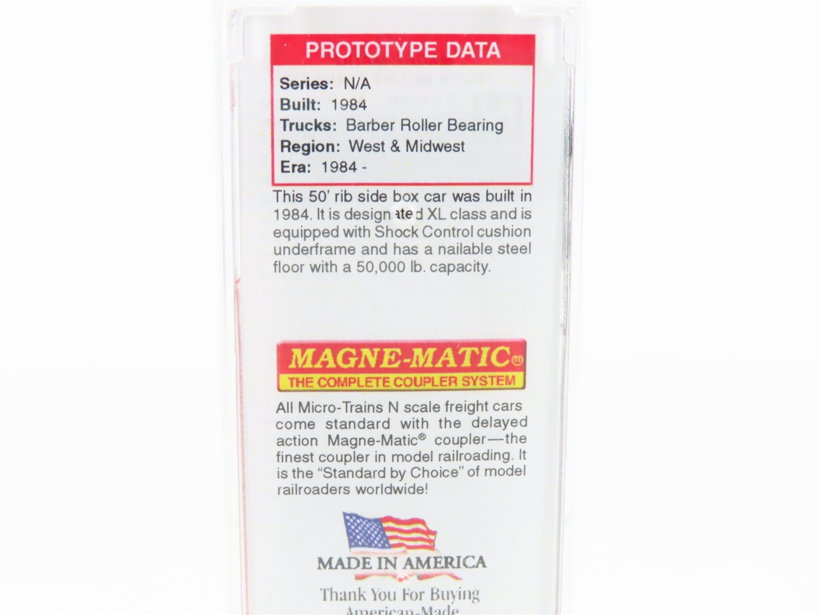 N Scale Micro-Trains MTL 03000250 ATSF Santa Fe 50' Double Door Box Car #18200