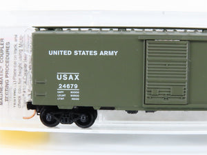 N Scale Micro-Trains MTL 20456 USAX United States Army 40' Box Car #24679