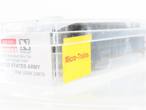 N Scale Micro-Trains MTL 20456 USAX United States Army 40' Box Car #24679
