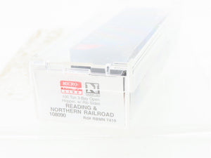 N Micro-Trains MTL 108090 RBMN Reading & Northern 3-Bay Hopper #7410 w/ Load