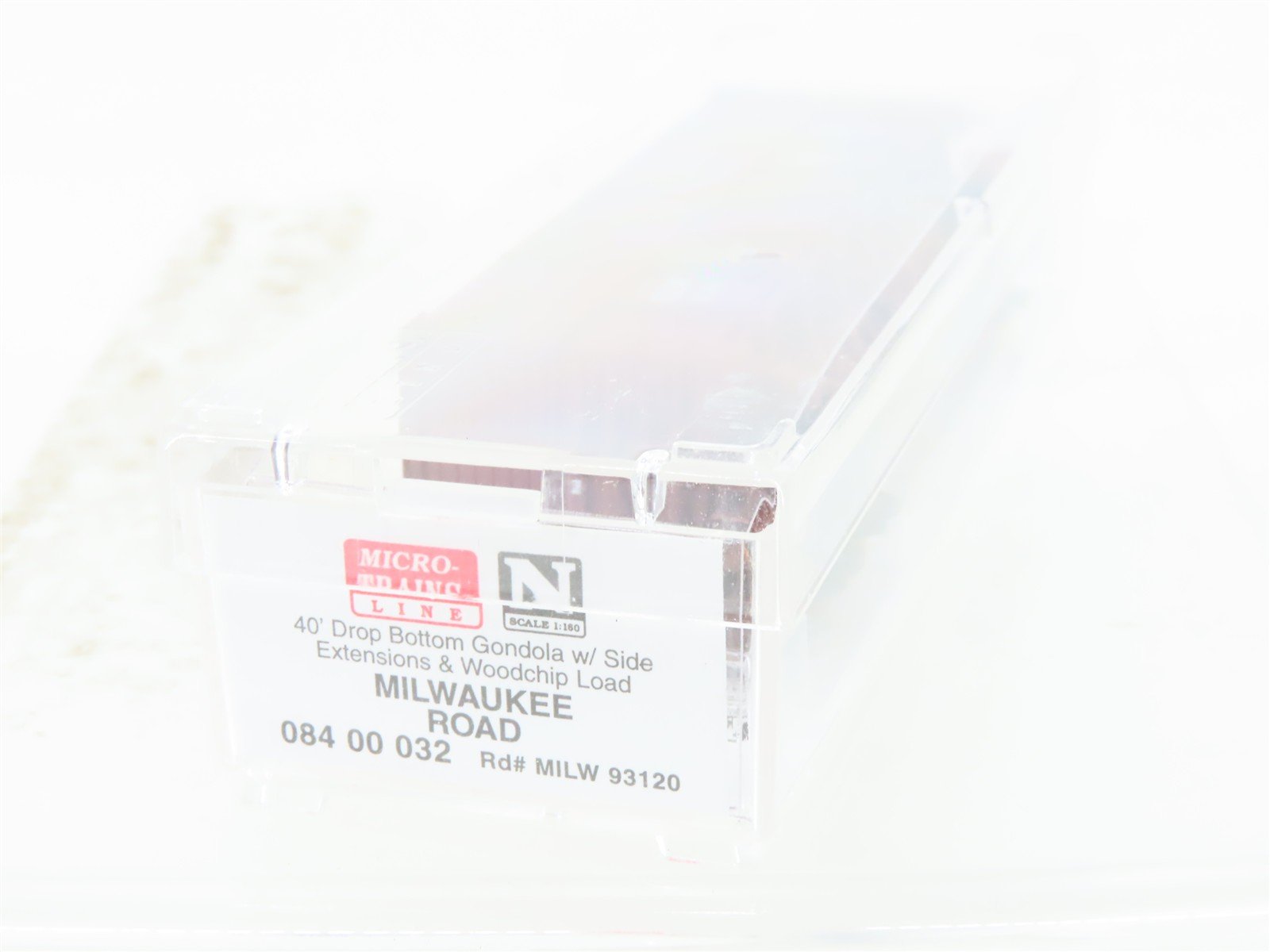 N Micro-Trains MTL 08400032 MILW 40' Gondola w/ Side Extensions #93120 w/ Load