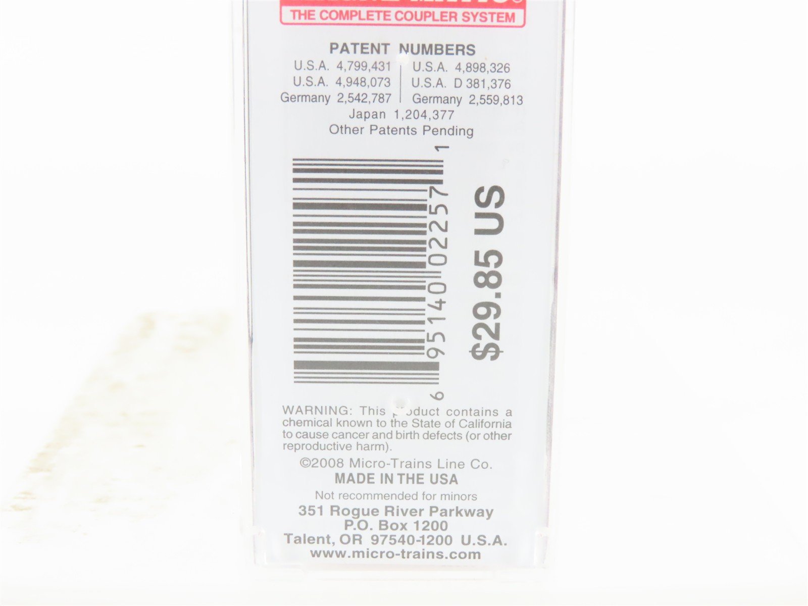 N Scale Micro-Trains MTL 03100071 C&O The Chessie Route 50' Box Car #21290