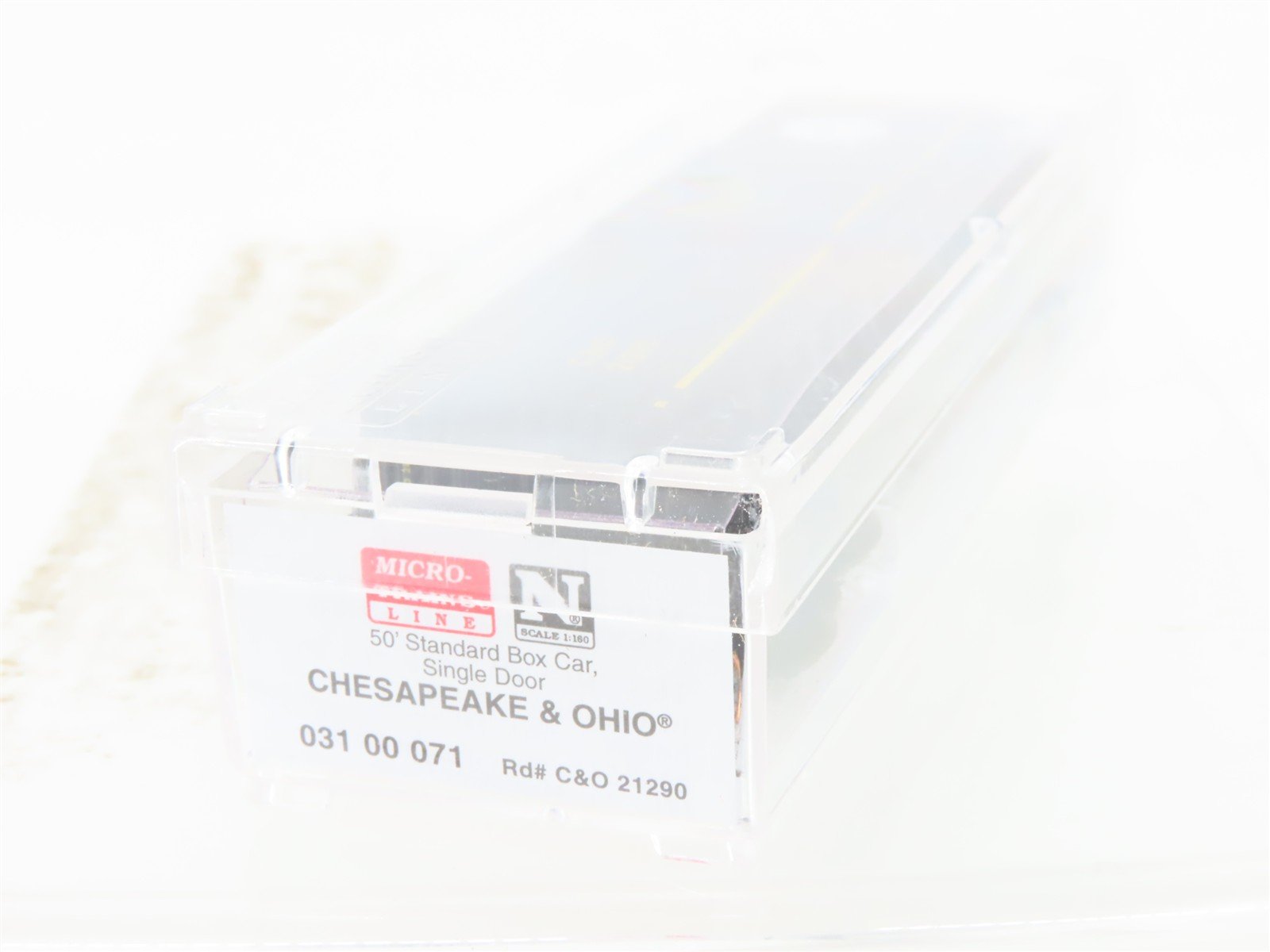 N Scale Micro-Trains MTL 03100071 C&O The Chessie Route 50' Box Car #21290