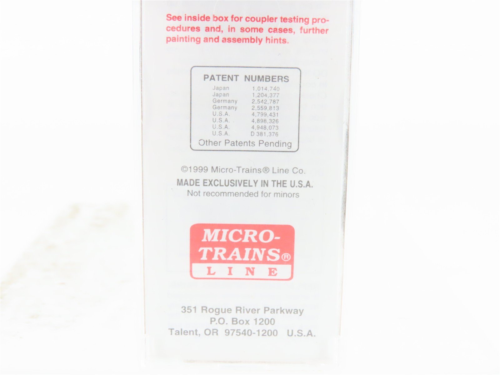 N Scale Micro-Trains MTL 120010 RDG Reading 40' Single Door Steel Boxcar #101999