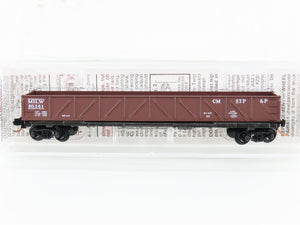 N Scale Micro-Trains MTL 60010 CMStP&P MILW Milwaukee Road 50' Gondola #80361