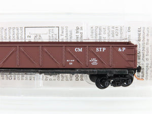N Scale Micro-Trains MTL 60010 CMStP&P MILW Milwaukee Road 50' Gondola #80361