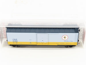 N Scale Micro-Trains MTL 03100074 C&O The Chessie Route 50' Box Car #21294