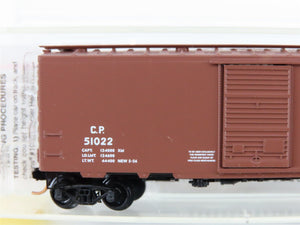 N Scale Micro-Trains MTL 20436 CP Canadian Pacific 40'Single Door Box Car #51022