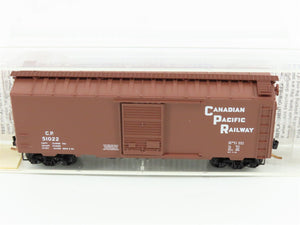 N Scale Micro-Trains MTL 20436 CP Canadian Pacific 40'Single Door Box Car #51022