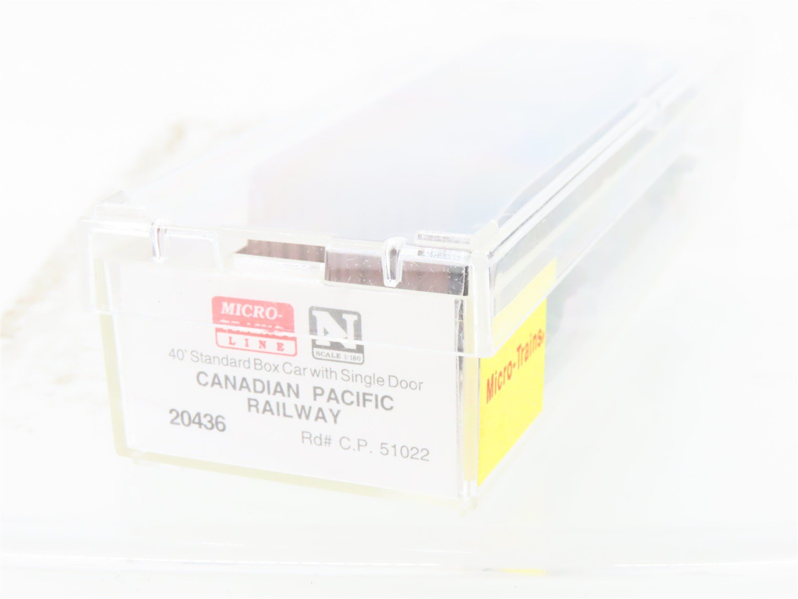 N Scale Micro-Trains MTL 20436 CP Canadian Pacific 40'Single Door Box Car #51022