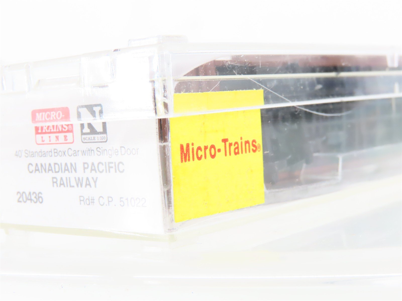N Scale Micro-Trains MTL 20436 CP Canadian Pacific 40'Single Door Box Car #51022
