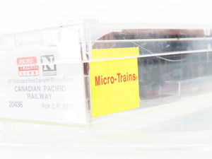 N Scale Micro-Trains MTL 20436 CP Canadian Pacific 40'Single Door Box Car #51022