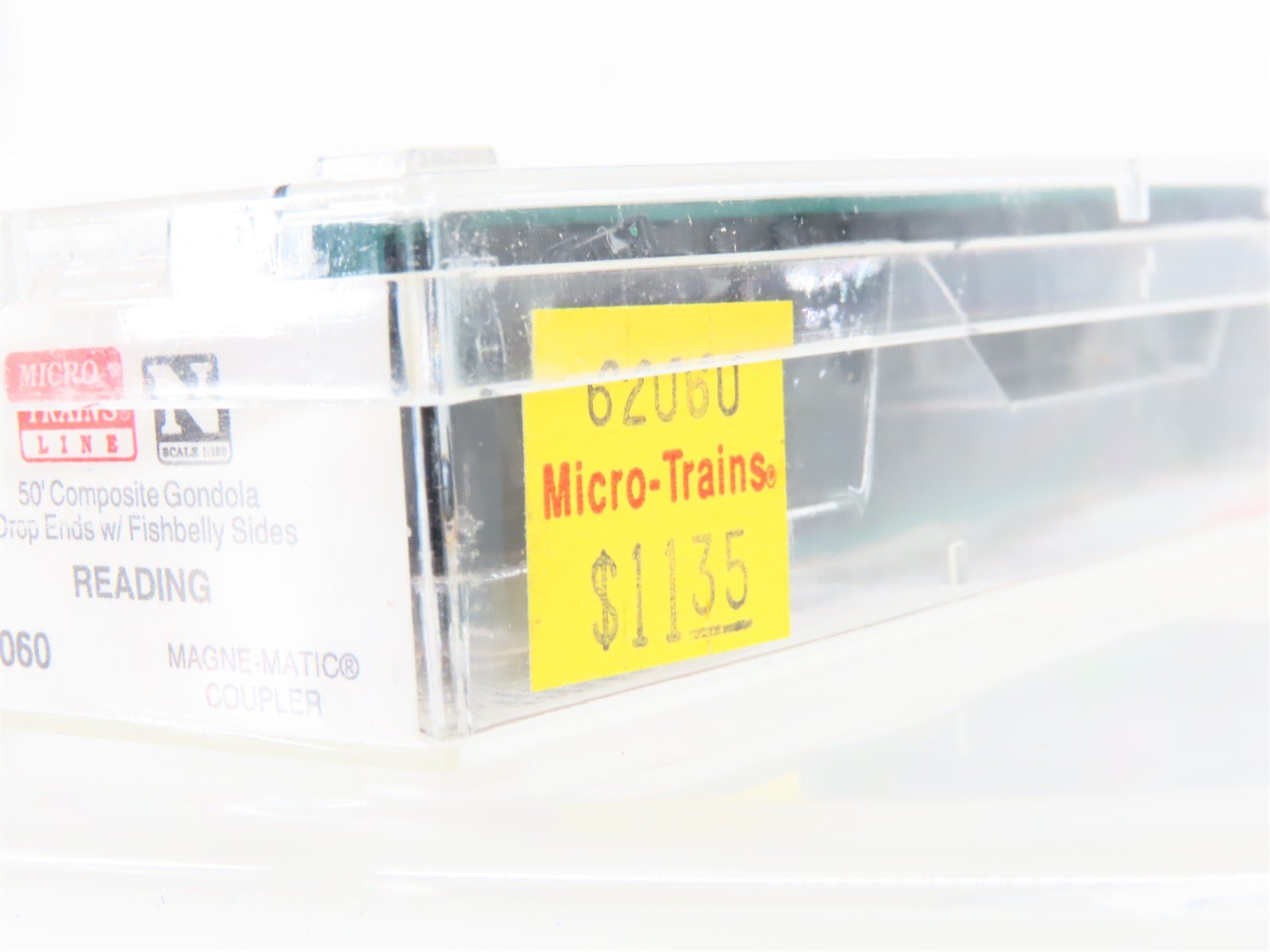 N Scale Micro-Trains MTL 62060 RDG Reading 50' Fishbelly Sides Gondola #36328