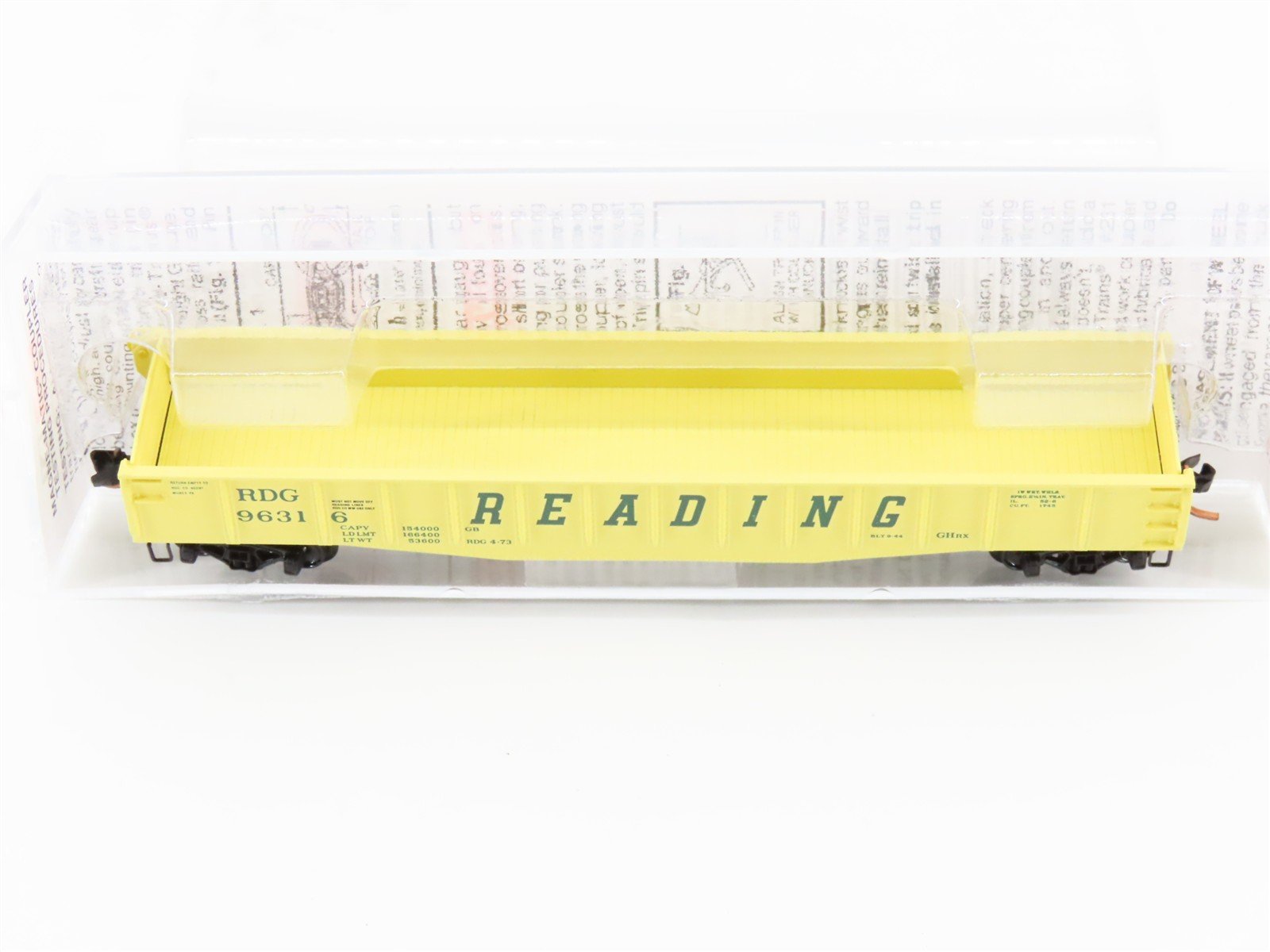 N Scale Micro-Trains MTL 46370 RDG Reading 50' Fishbelly Side Gondola #9631