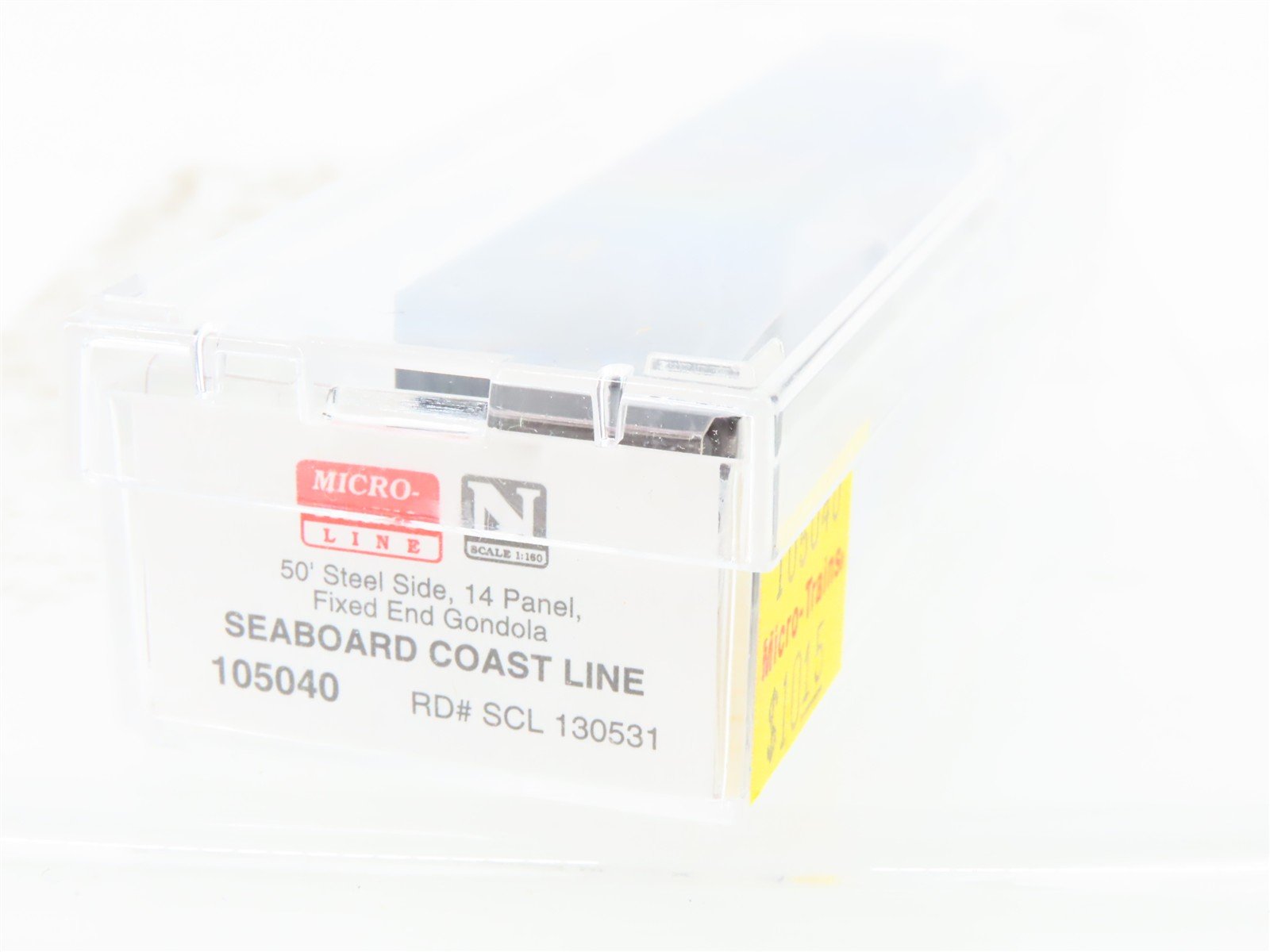 N Scale Micro-Trains MTL 105040 SCL Seaboard Coast Line 50' Gondola #130531