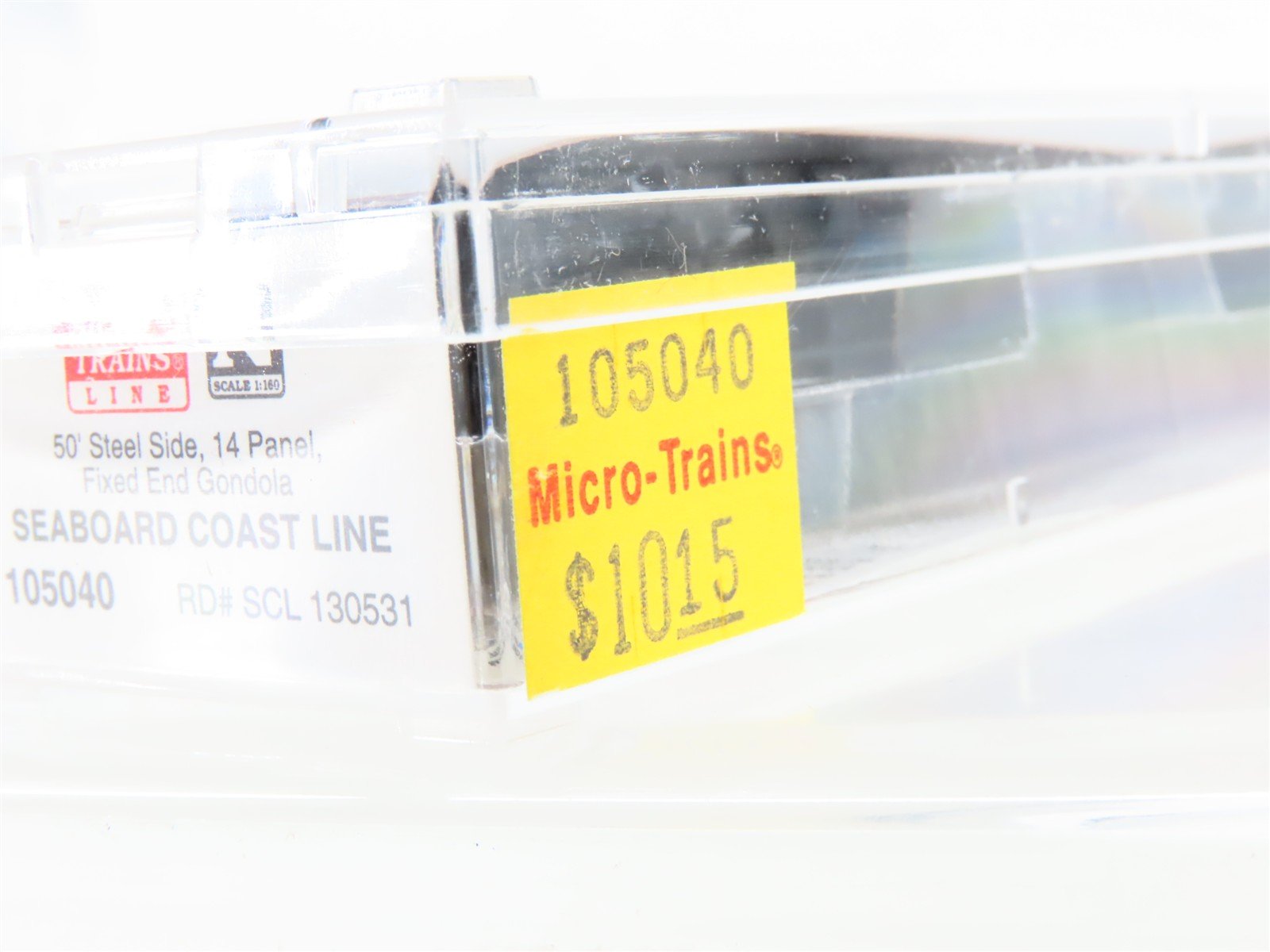 N Scale Micro-Trains MTL 105040 SCL Seaboard Coast Line 50' Gondola #130531