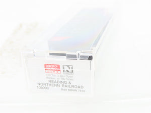 N Micro-Trains MTL 108090 RBMN Reading & Northern 3-Bay Hopper #7410 w/ Load