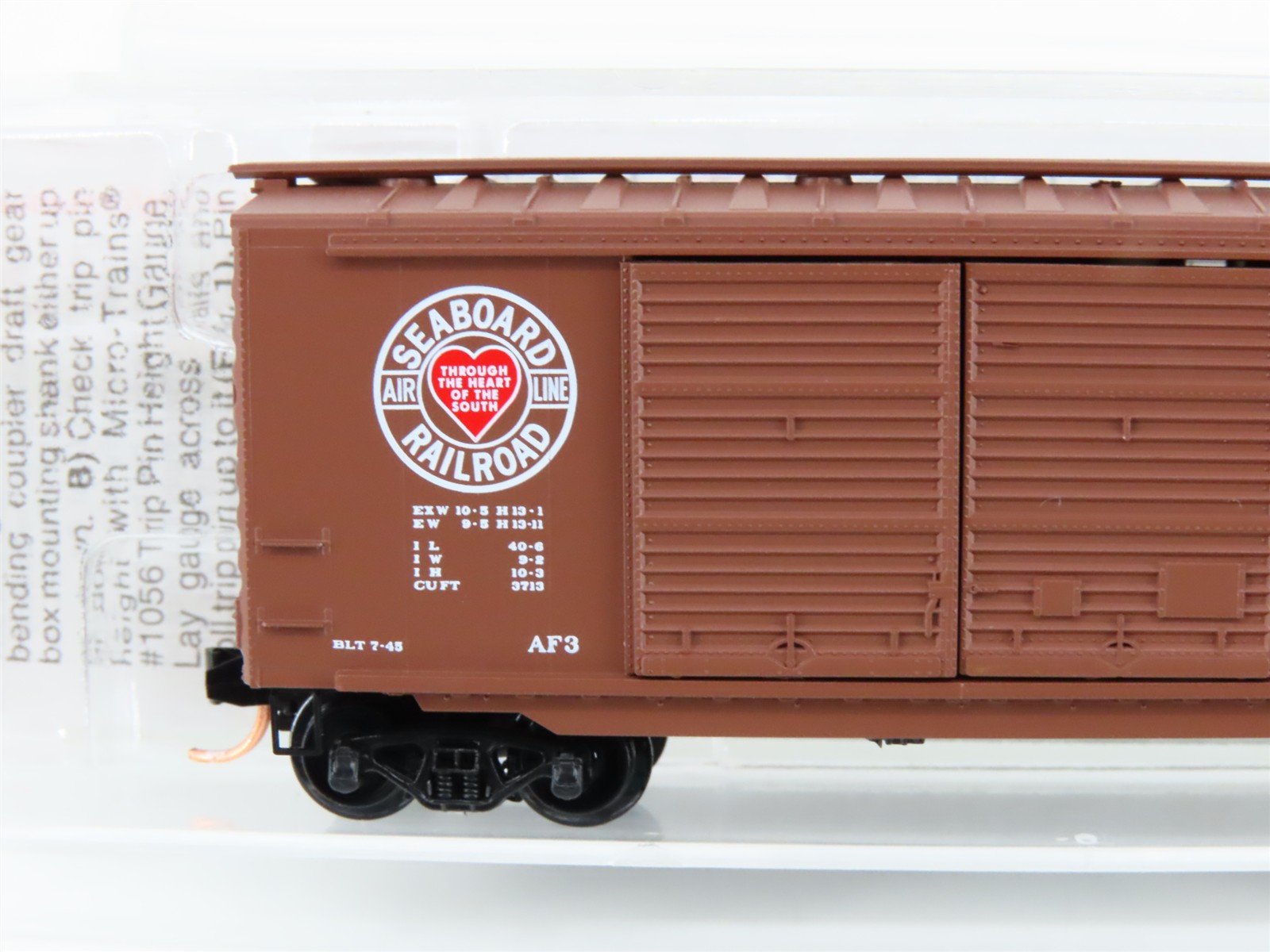 N Scale Micro-Trains MTL 23050 SAL Route of Courteous Service 40' Box Car #22297