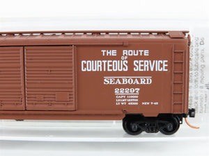 N Scale Micro-Trains MTL 23050 SAL Route of Courteous Service 40' Box Car #22297
