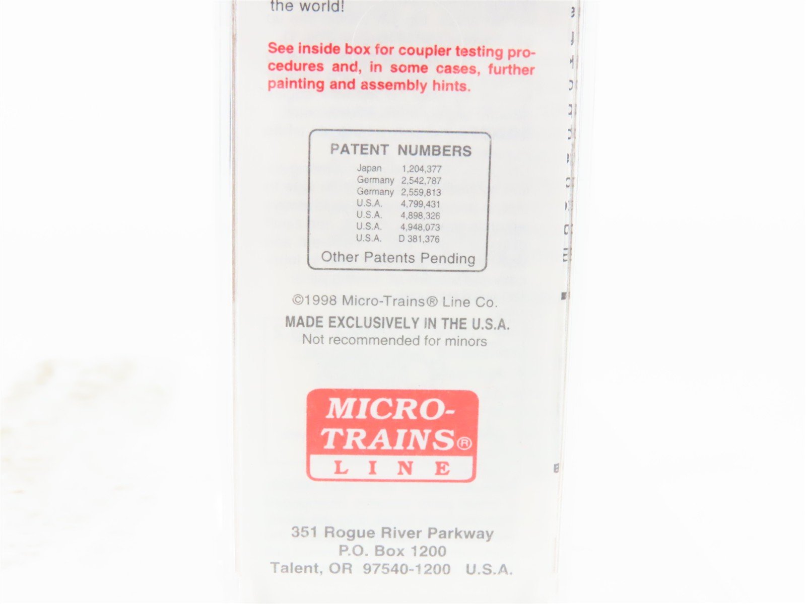 N Scale Micro-Trains MTL 51010 CP Canadian Pacific 34' Caboose #435053