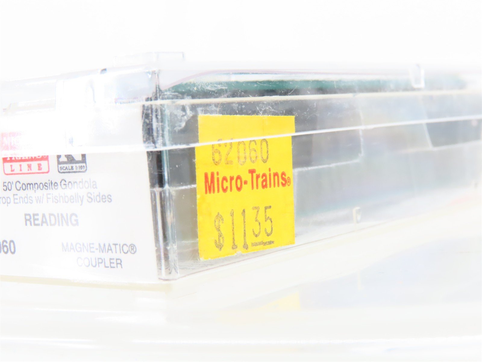 N Scale Micro-Trains MTL 62060 RDG Reading 50' Fishbelly Sides Gondola #36328