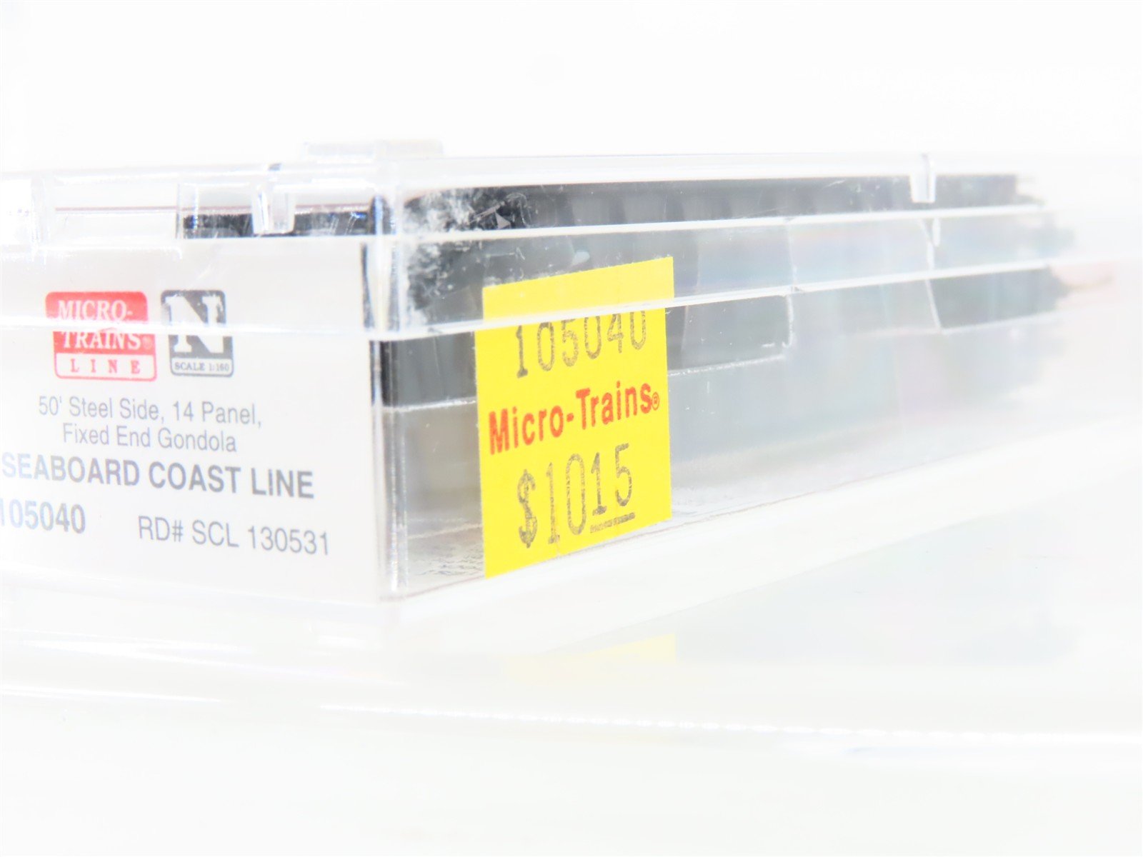 N Scale Micro-Trains MTL 105040 SCL Seaboard Coast Line 50' Gondola #130531