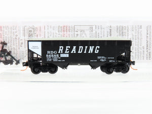 N Scale Micro-Trains MTL 55490 RDG Reading 2-Bay Hopper #86585 w/ Load