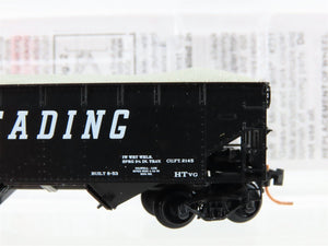 N Scale Micro-Trains MTL 55490 RDG Reading 2-Bay Hopper #86585 w/ Load