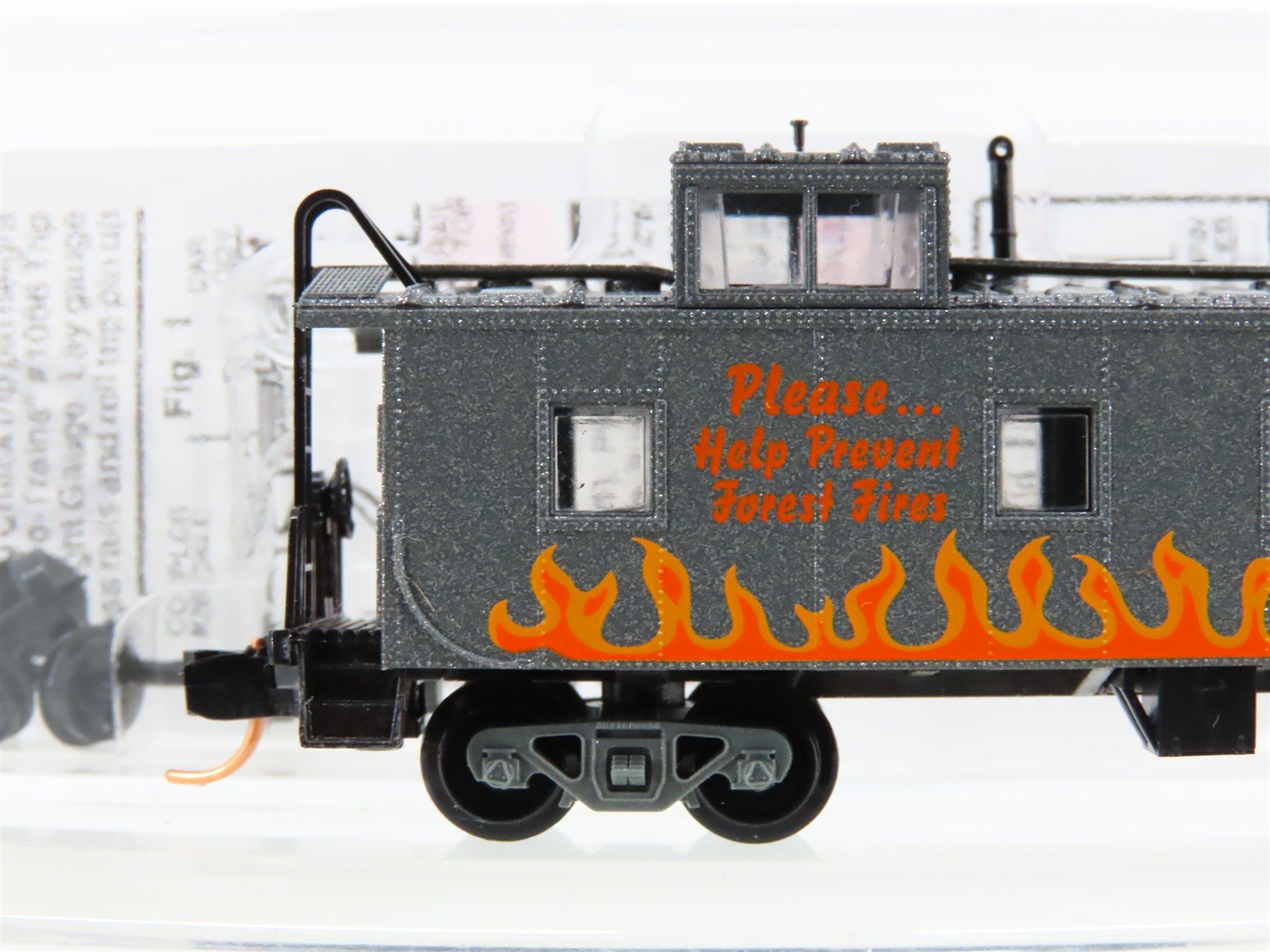 N Micro-Trains MTL 10000260 SBX Smokey Bear Forest Fire Prevention Caboose #1944
